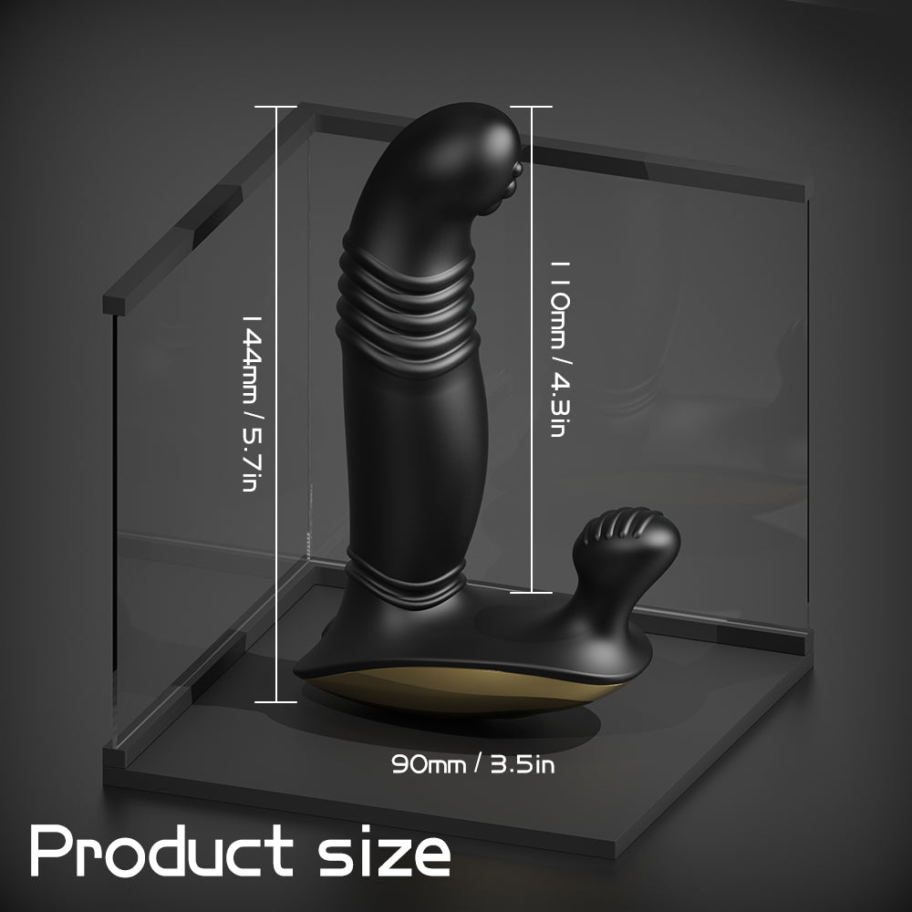 YoYoLemon Masażer prostaty Stymulator punktu P dla mężczyzn, wibrująca zabawka analna