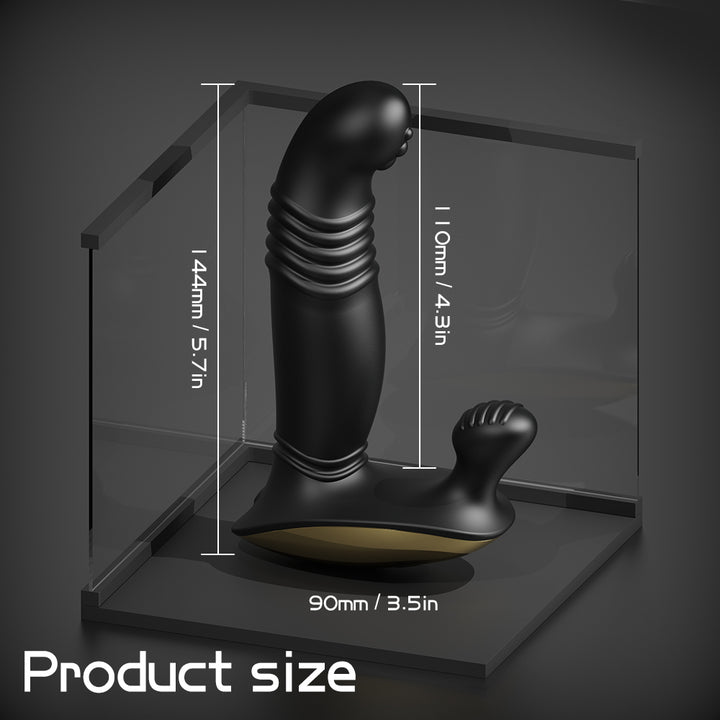 YoYoLemon Masażer prostaty Stymulator punktu P dla mężczyzn, wibrująca zabawka analna